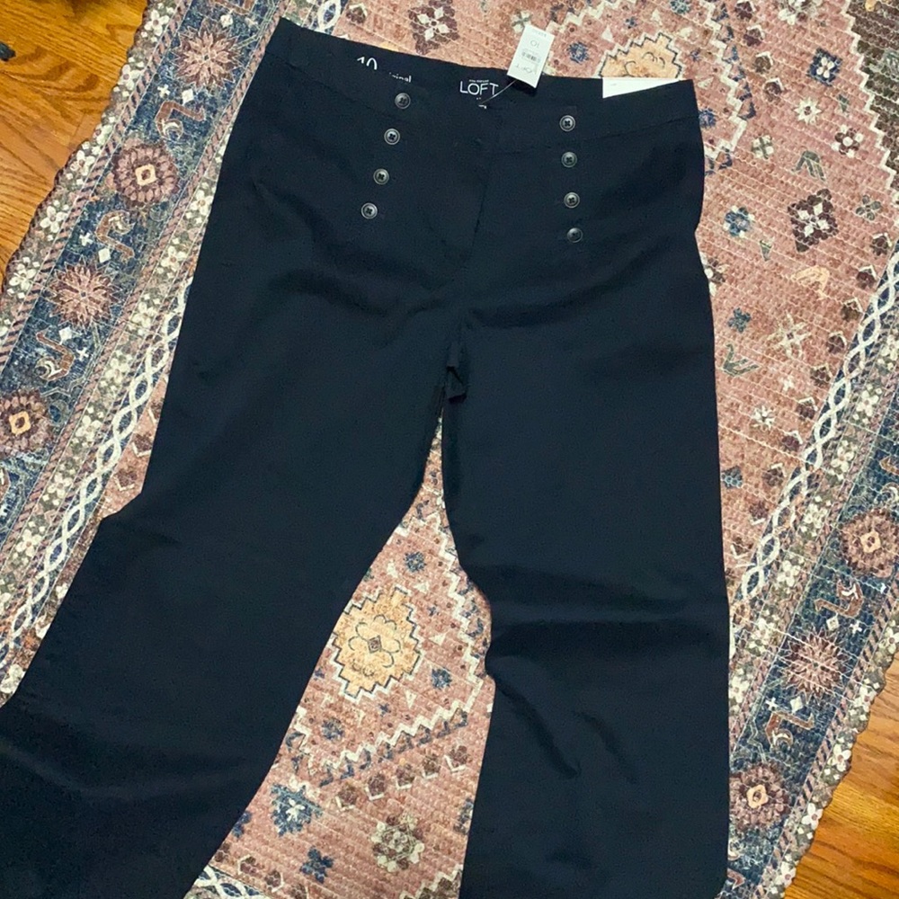 Women’s Loft Sailor Waisted Khakis